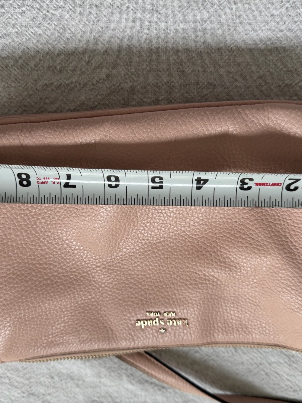 kate spade Blush Pink Pebbled Leather Crossbody - Picture 6 of 6